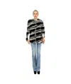 Liska Round-necked Fur In Black