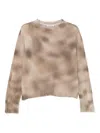 Liska Pullover Mit Spray-effekt In Brown