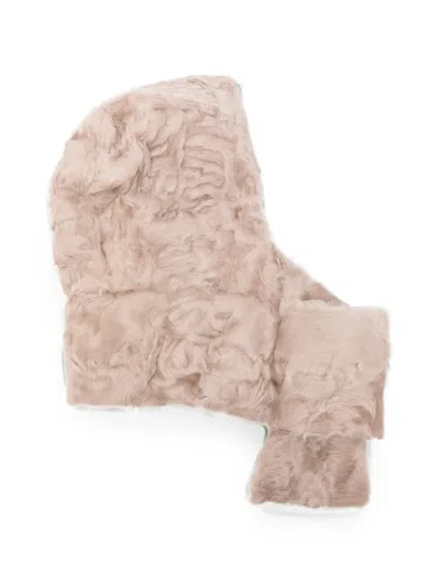 Liska Textured-finish Balaclava In Pink