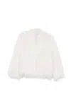 Liska Tibet-lamb Jacket In White