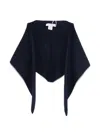Liska Triangular Scarf In Blue