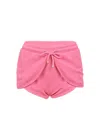 Lison Paris Short Lurex And Ties Pink Irridiscent