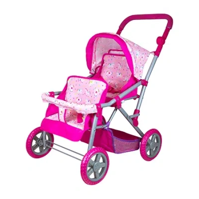 Lissi Twin Doll Pram Baby Play In Transparent