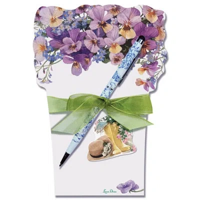 Lissom Design Blossom Of Hope Diecut Notepad (banquet Variation)