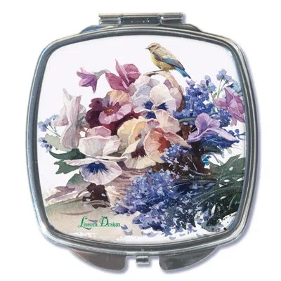Lissom Design Blossom Of Hope Square Compact Mirror