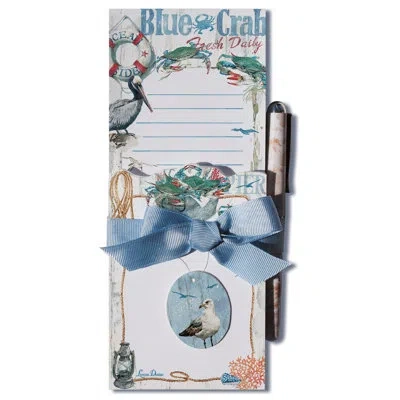 Lissom Design Magnetic List/diecut Bayside Notepad Gift Set