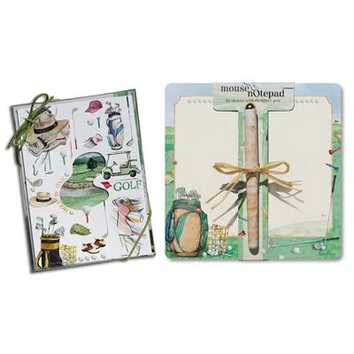 Lissom Design On The Green 22 Piece Mouse Notepad And Notecard Set