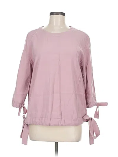 Pre-owned Listicle 3/4 Sleeve Blouse In Pink