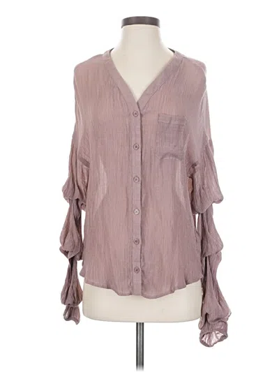 Pre-owned Listicle 3/4 Sleeve Blouse In Pink