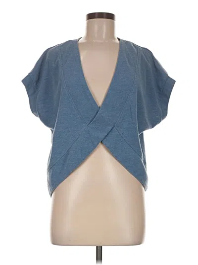 Pre-owned Listicle Cardigan Sweater In Blue