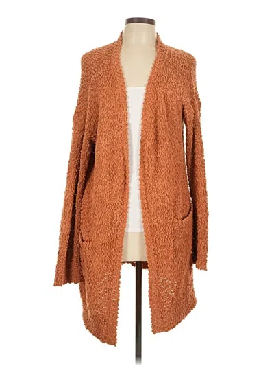 Pre-owned Listicle Cardigan Sweater In Brown