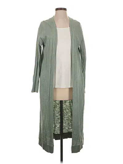 Pre-owned Listicle Cardigan Sweater In Green