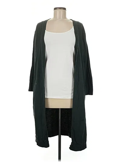 Pre-owned Listicle Cardigan Sweater In Green