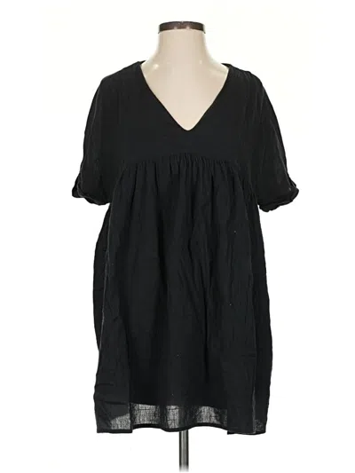 Pre-owned Listicle Casual Dress In Black