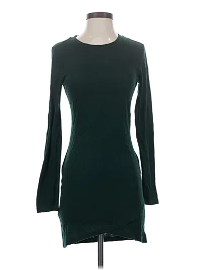 Pre-owned Listicle Casual Dress In Green