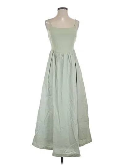 Pre-owned Listicle Casual Dress In Green