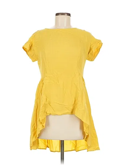 Pre-owned Listicle Casual Dress In Yellow