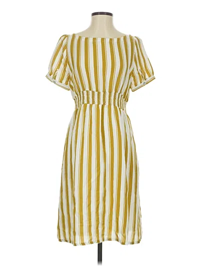 Pre-owned Listicle Casual Dress In Yellow
