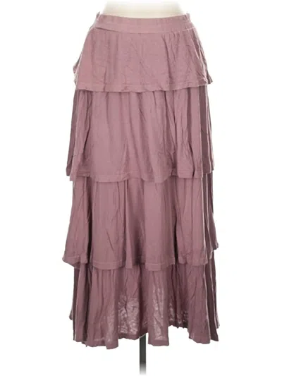 Pre-owned Listicle Casual Skirt In Purple