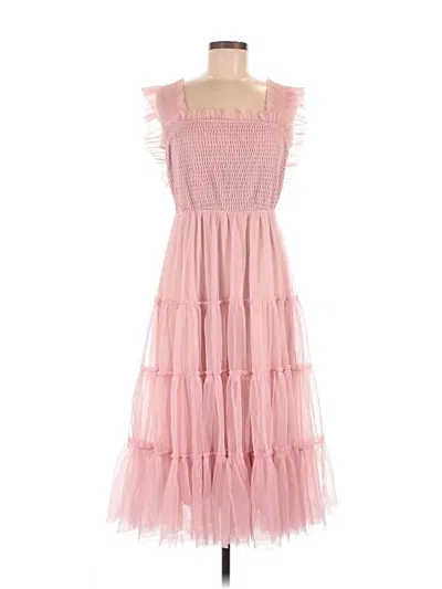 Pre-owned Listicle Cocktail Dress In Pink