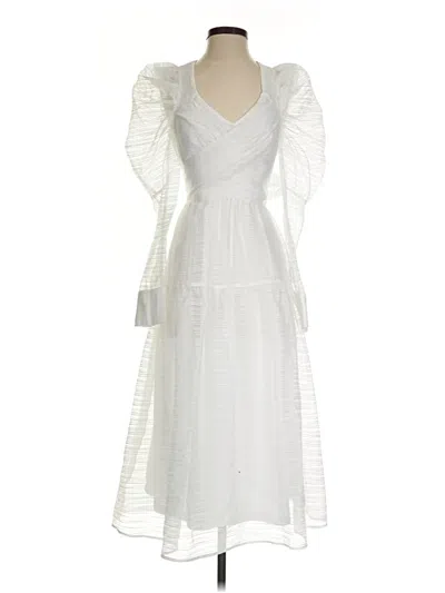 Listicle Cocktail Dress In White