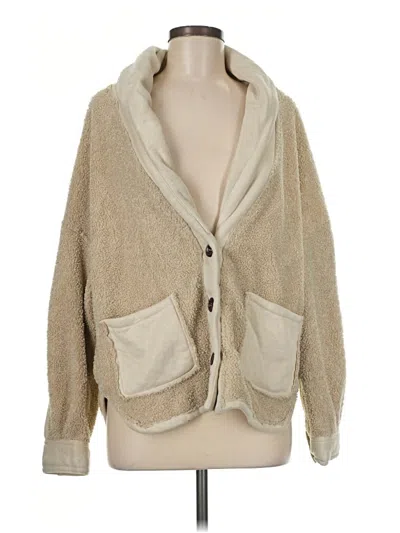 Pre-owned Listicle Jacket In Tan