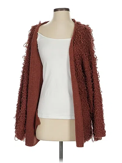 Pre-owned Listicle Kimono In Brown