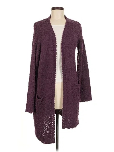 Pre-owned Listicle Kimono In Burgundy