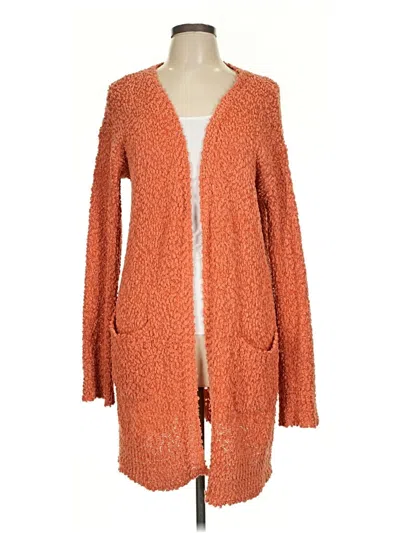 Pre-owned Listicle Kimono In Orange