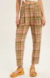 LISTICLE PLAID TROUSERS IN MULTI