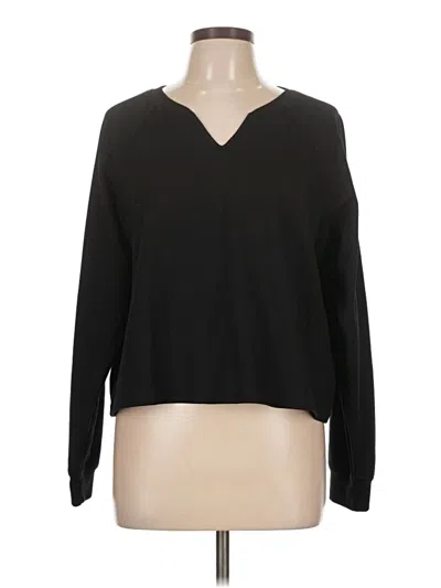 Pre-owned Listicle Pullover Sweater In Black