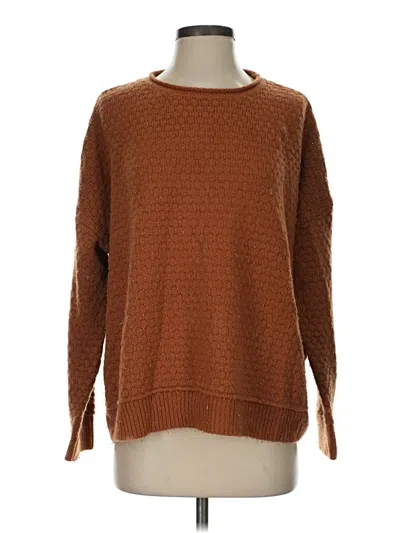 Pre-owned Listicle Pullover Sweater In Brown