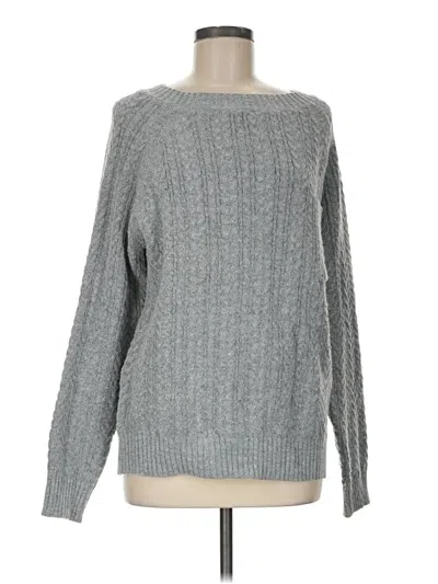 Pre-owned Listicle Pullover Sweater In Gray