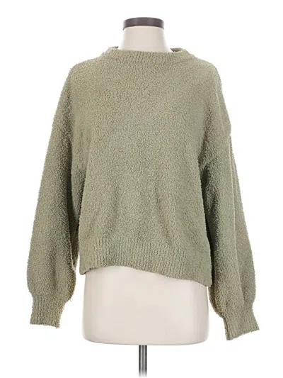 Pre-owned Listicle Pullover Sweater In Green