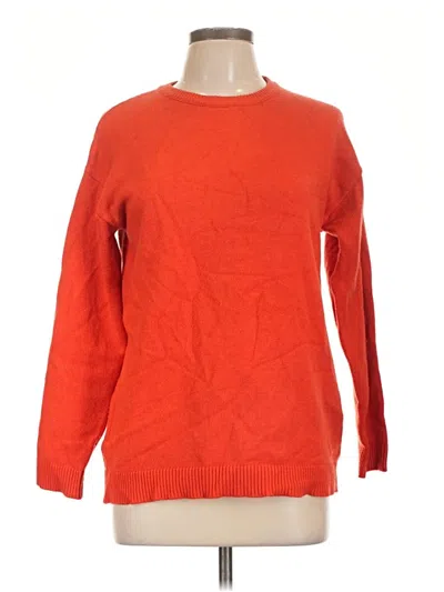 Pre-owned Listicle Pullover Sweater In Orange