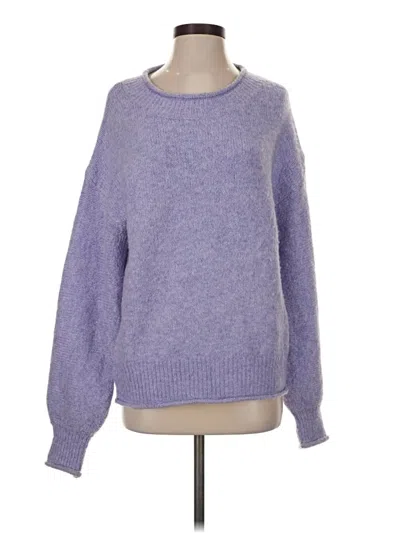 Pre-owned Listicle Pullover Sweater In Purple