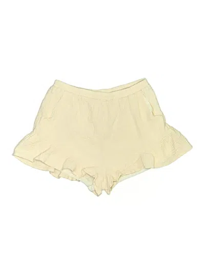 Pre-owned Listicle Shorts In Ivory