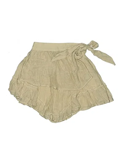 Pre-owned Listicle Skort In Tan