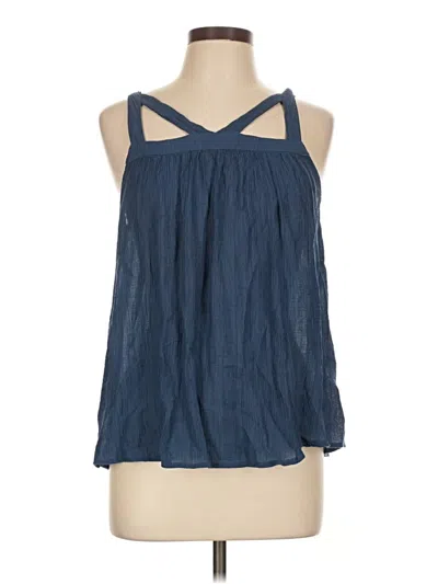 Pre-owned Listicle Sleeveless Blouse In Blue