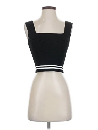 Pre-owned Listicle Sleeveless Top Black Square Neckline Tops