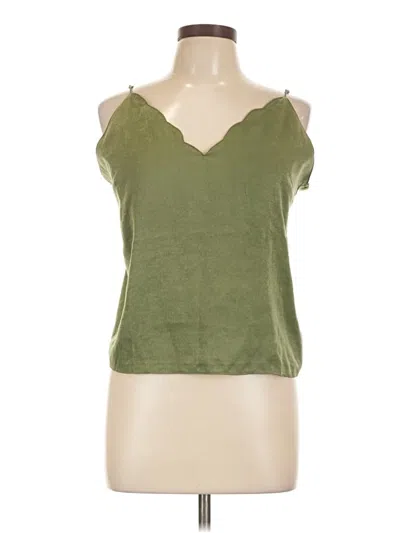 Pre-owned Listicle Sleeveless Top Green Sweetheart Neckline Tops