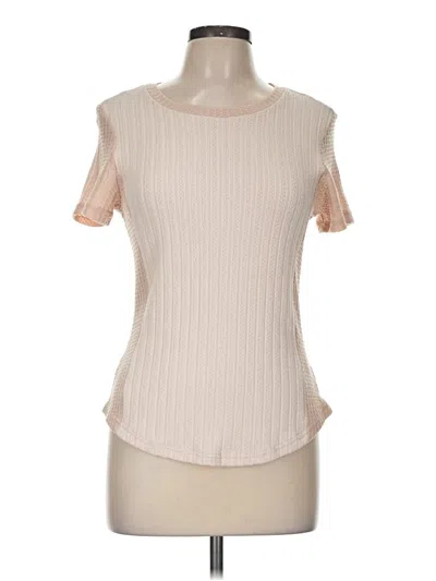 Pre-owned Listicle Sleeveless T-shirt In White