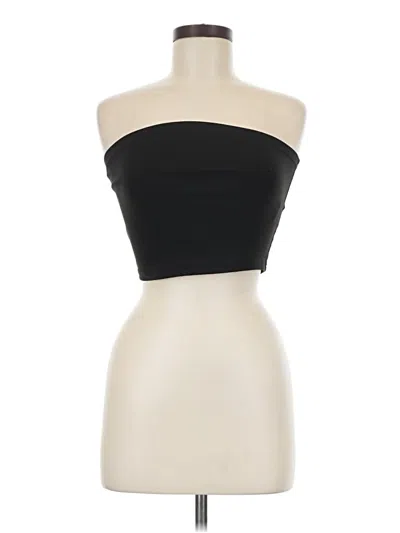 Pre-owned Listicle Tube Top Black Strapless Neckline Tops