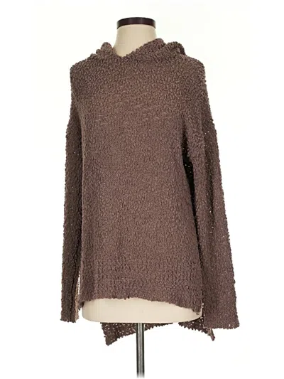 Pre-owned Listicle Turtleneck Sweater In Brown