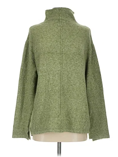 Pre-owned Listicle Turtleneck Sweater In Green
