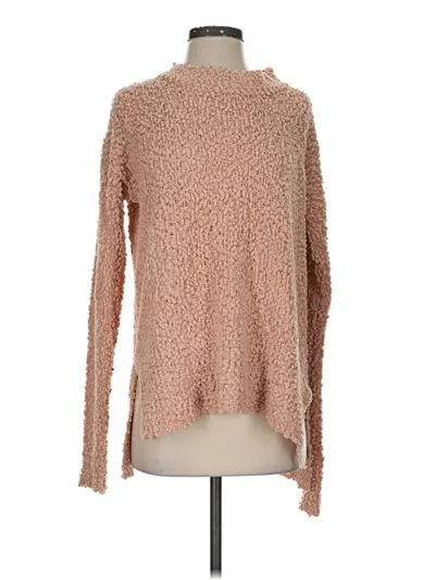Pre-owned Listicle Turtleneck Sweater In Pink