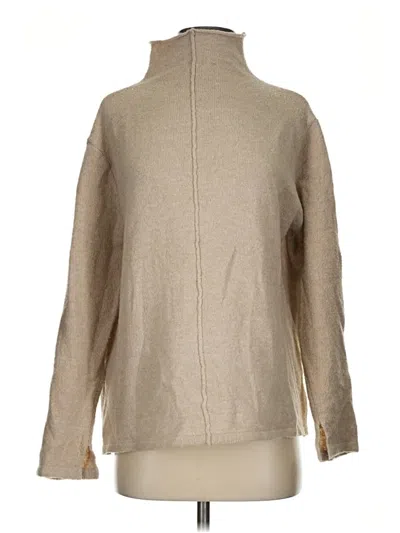 Pre-owned Listicle Turtleneck Sweater In Tan