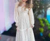 Listicle Victoria Lace Maxi Dress In Champagne In White