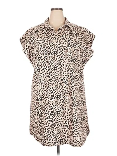 Pre-owned Lita By Ciara Casual Dress In Tan