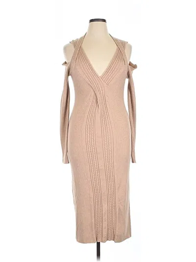 Pre-owned Lita By Ciara Cocktail Dress In Brown